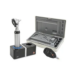 Diagnostik Set HEINE BETA 200 F.O. LED, mit Ladegriff, Ladegerät, Tips, Lasergravur