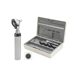 Otoskop HEINE BETA 200 F.O. LED, mit USB Ladegriff, Kabel, Netzteil, Tips, Lasergravur