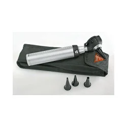 Otoskop HEINE BETA K 180 F.O. 2,5V, mit Batteriegriff, Tips, Tasche, Lasergravur