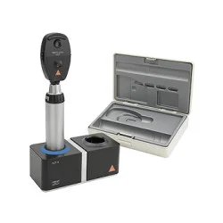 Ophthalmoskop HEINE BETA 200 LED mit BETA4 NT Ladegriff inkl NT4 Ladegerät, Etui, Gravur
