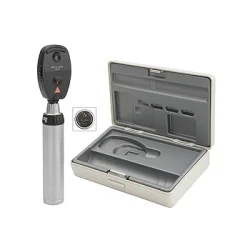 Ophthalmoskop HEINE BETA 200 LED mit BETA4 USB Ladegriff, Kabel, Netzteil, Etui, Gravur