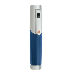 Ladegriff Heine mini3000 mit Ladebatterie NiMH 2Z, blau, mit Lasergravur