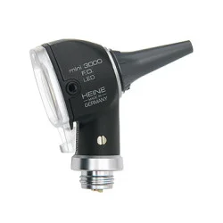 Otoskop-Kopf HEINE mini 3000 LED F.O. 2,5V, schwarz, ohne Zubehör