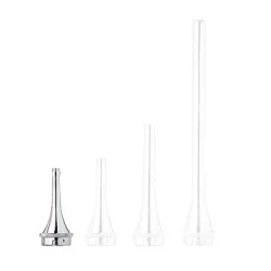 Geschlossenes Metall-Spekula für geschlitztes Kopfstück, 57 mm lang / Ø 4 mm