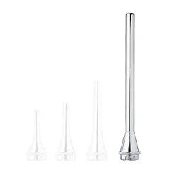 Geschlossenes Metall-Spekula für geschlitztes Kopfstück, 150 mm lang / Ø 10 mm