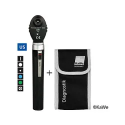 Ophthalmoskop PICCOLIGHT E56, 2,5 V, night, Blaufilter, USA-Version, mit Lasergravur