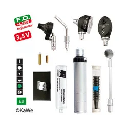 Diagnostik-Set, Otoskop COMBILIGHT F.O.30 LED, Ophthalmoskop E36 (EU) und Gravur