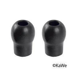 Ohroliven soft, schraubbar, schwarz