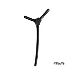 Y-Schlauch, ca. 55cm, schwarz