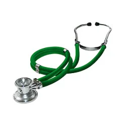 Rapport-Stethoskop, umschaltbar, 55cm, grün, komplett mit Ersatzteil-Set