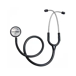 LuxaScope Sonus Adult Doppelkopf-Stethoskop, für Erwachsene, schwarz