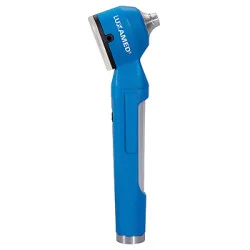 LED Otoskop LuxaScope Auris blue, 3,7 V, with Li-Ion battery and Multi-USB-charger