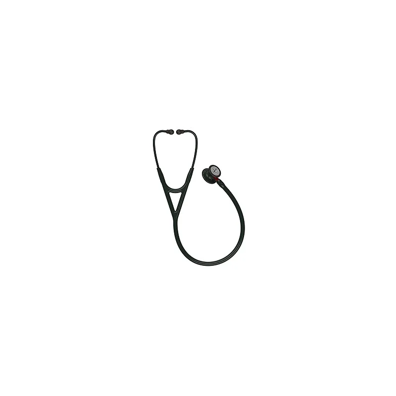 Littmann Stethoskop CARDIOLOGY IV, Black Edition, schwarz, roter Anschluss
