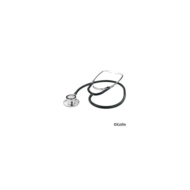 Double Doppelkopf-Stethoskop, schwarz, umschaltbar Aluminium, 58 cm
