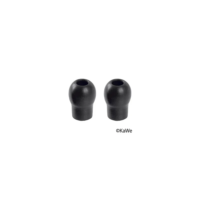 Ohroliven soft, schraubbar, schwarz