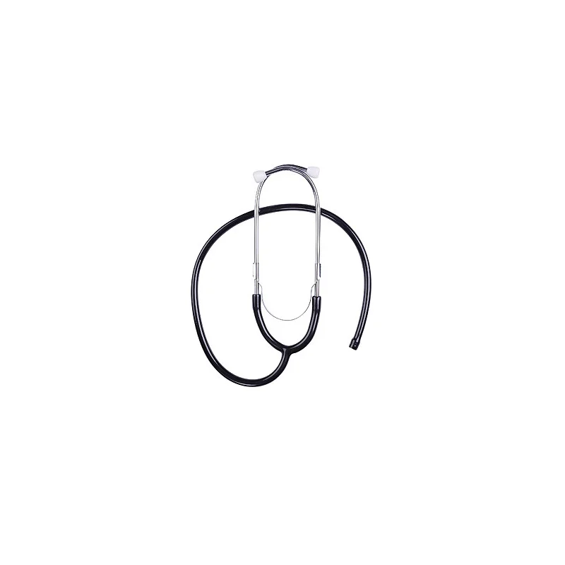 Ohrbügel aus Aluminium mit Schlauch, schwarz, für LuxaScope Sonus Flat Flex Stethoskop