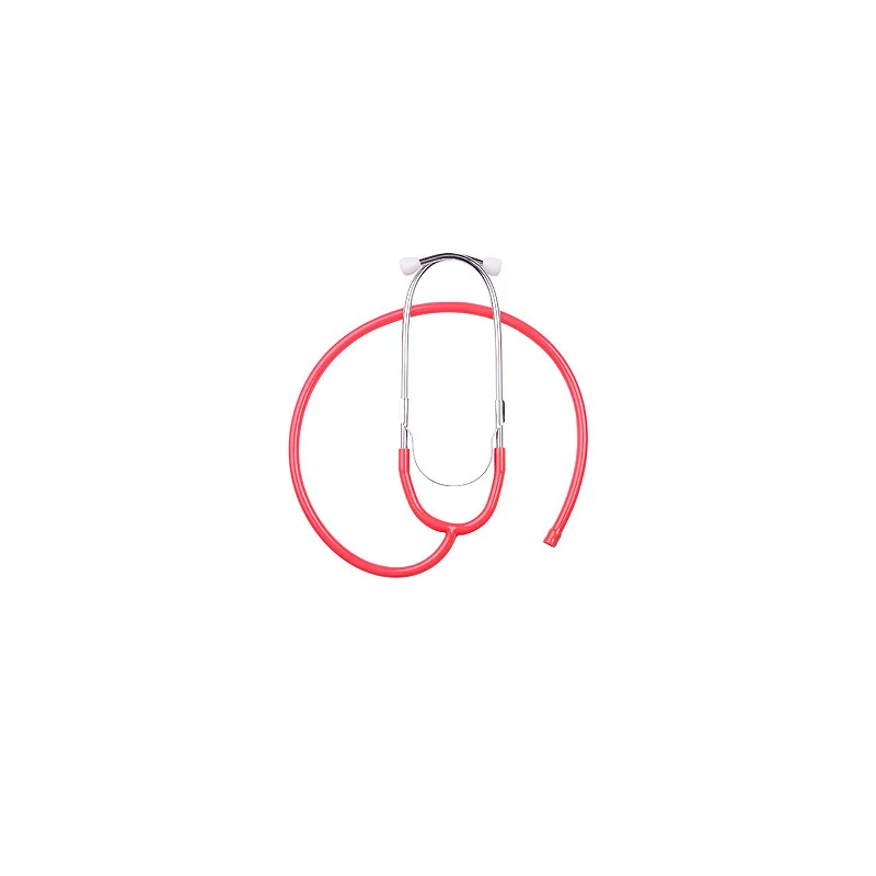 Ohrbügel aus Aluminium mit Schlauch, rot, für LuxaScope Sonus Flat Flex Stethoskop