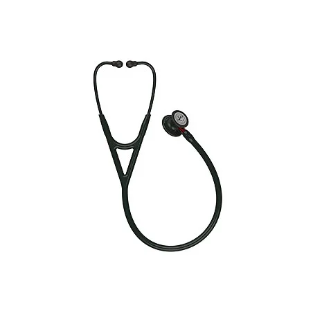 Littmann Stethoskop CARDIOLOGY IV, Black Edition, schwarz, roter Anschluss