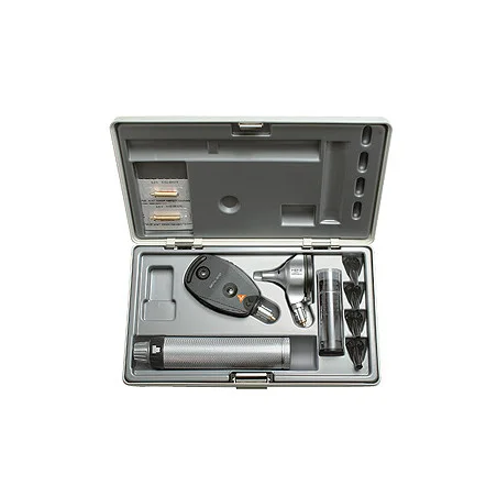Diagnostik Set HEINE BETA 200 F.O. 2,5V, mit Batteriegriff, Tips, Lasergravur