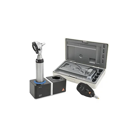 Diagnostik Set HEINE BETA 200 F.O. LED, mit Ladegriff, Ladegerät, Tips, Lasergravur