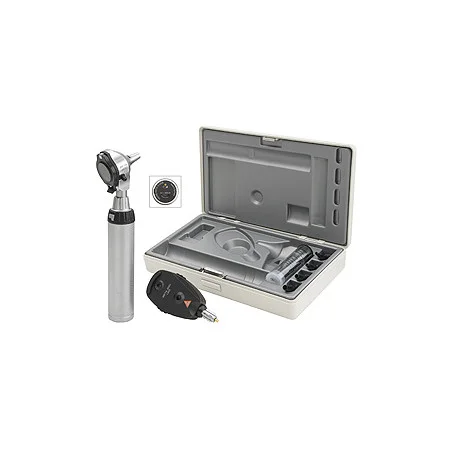 Diagnostik Set HEINE BETA 400 F.O. LED, mit USB Ladegriff, Kabel, Netzteil, Lasergravur