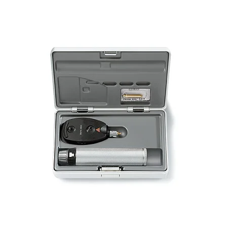 Ophthalmoskop HEINE BETA 200 2,5V, mit Batteriegriff, Ersatzlampe, Etui, Lasergravur
