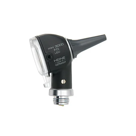 Otoskop-Kopf HEINE mini 3000 LED F.O. 2,5V, schwarz, ohne Zubehör