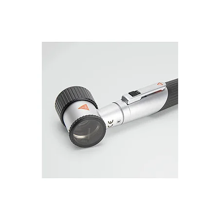 Dermatoskop HEINE mini 3000 LED, 2,5V, schwarz, Batteriegriff, Kontaktscheibe, Lasergravur