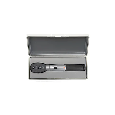 Ophthalmoskop HEINE mini 3000 LED, 2,5V, blau, mit Batteriegriff, Hartschalenetui