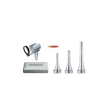 Veterinär Otoskop HEINE G100 2,5V, mit Batteriegriff, Spekulas, Etui