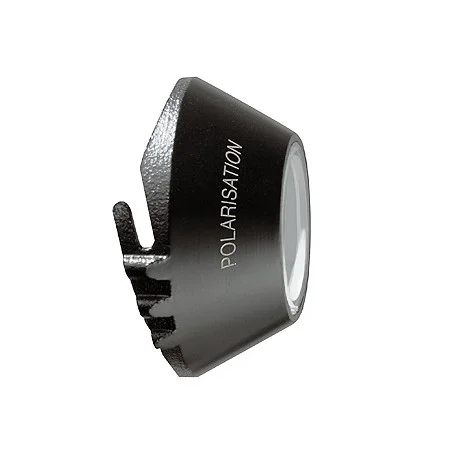 Kontaktscheibe für DELTA 20 Plus Dermatoskop, für Polarisation (P), 23mm Durchmesser, ohne Skala