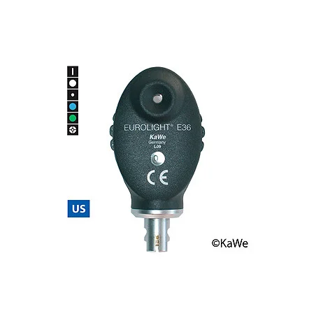 Ophthalmoscope Head  EUROLIGHT® E36, 2.5 V, blue f