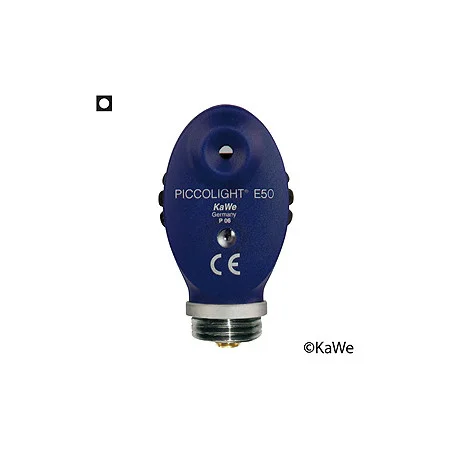 Ophthalmoskop-Kopf PICCOLIGHT E50, 2,5V, sky, mit 1 Blende