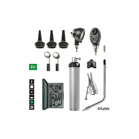 BASIC-Set COMBILIGHT® C10/E16 Ophthalmoskop und Otoskop