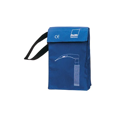 Notfalltasche blau, für 3 Laryngoskop- Spatel und 1 Griff