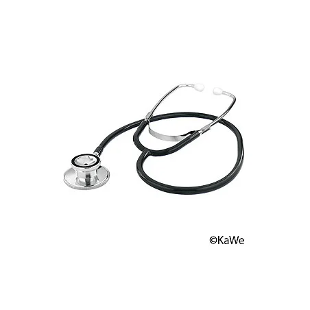 Double Doppelkopf-Stethoskop, schwarz, umschaltbar Aluminium, 58 cm