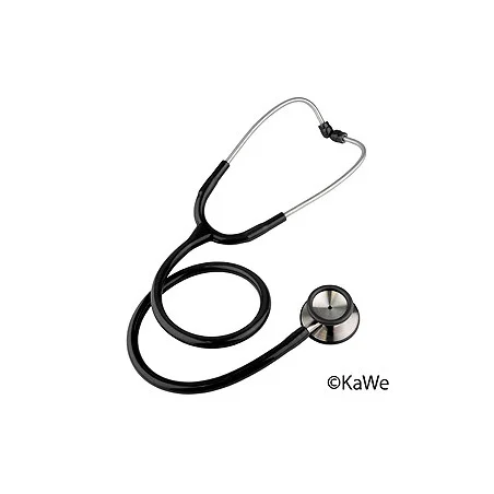 Standard-Prestige-Stethoskop, Edelstahl, schwarz