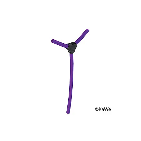 Y-Schlauch, ca. 55cm, lila