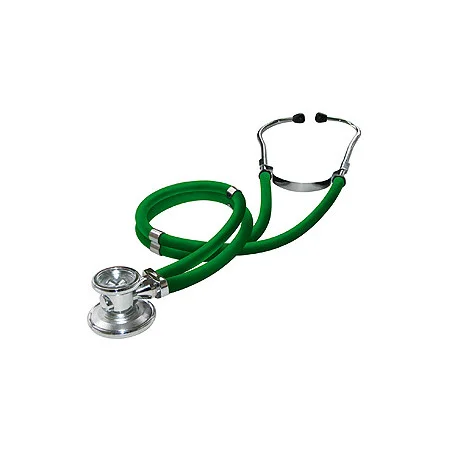 Rapport-Stethoskop, umschaltbar, 55cm, grün, komplett mit Ersatzteil-Set