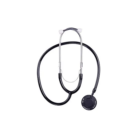 LuxaScope Sonus Flat Flex Stethoskop schwarz, Flachkopfstethoskop mit Wechselmembran
