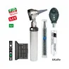 Diagnostik-Set, Otoskop EUROLIGHT F.O.30 LED und Ophthalmoskop E36 (EU) 3,5V mit Zubehör und Gravur