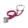 Rapport-Stethoskop, umschaltbar, 55cm, rot, komplett mit Ersatzteil-Set