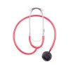 LuxaScope Sonus Flat Flex Stethoskop rot, Flachkopfstethoskop mit Wechselmembran